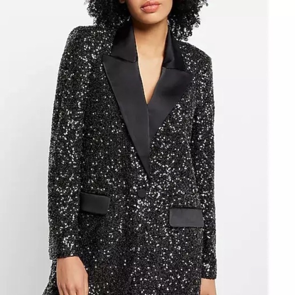 EXPRESS Sequin blazer new with tags size small - Picture 1 of 11
